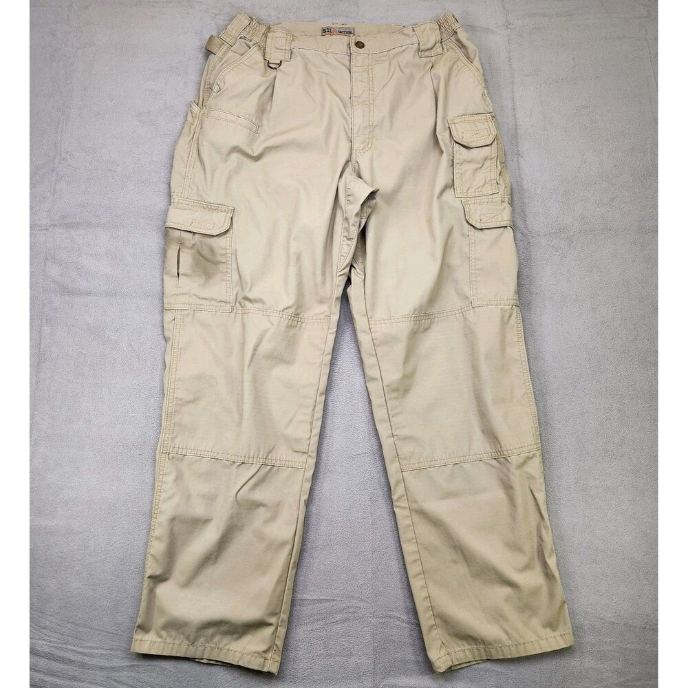5.11 Tactical Taclite Pro Ripstop Cargo Pants Men's 38x32 Beige Utility 74273